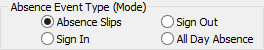 Create Absence Event (Absence Event Type, inactive)