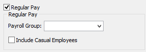 Create New Pay (cut down, regular pay area)