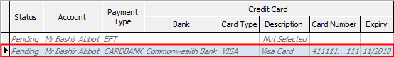 Deactivated online payment method