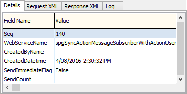 Details sub-tab (Message Queues tab)