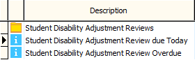 Disability review Action Centre messages