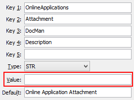 DocManDescription configuration setting