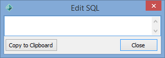 Edit SQL