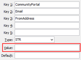 Email - FromAddress configuration setting