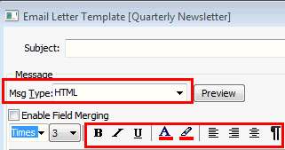 Email Letter Template (Magazine) (cut down, html fields highlighted)