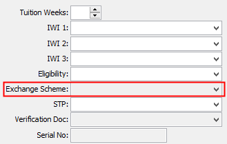 Exchange scheme (luExchangeScheme)