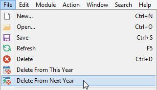File - Delete From Next Year