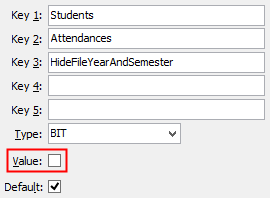 HideFileYearAndSemester configuration setting
