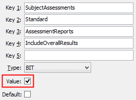 IncludeOverallResults configuration setting