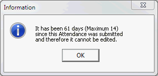 information - cannot be edited (attendance officer, cut down)