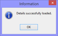 Information - details successfully loaded (load curriculum framework)