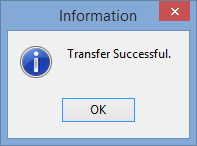 Information - Transfer Successful