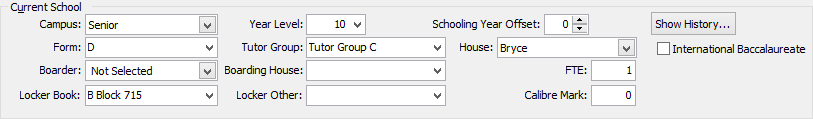 Lookup table maintenance (example 1)