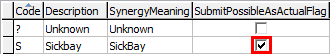Lookup Table Maintenance - luAbsenceType (cut down)