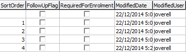 Lookup Table Maintenance - luActivity (part 2)