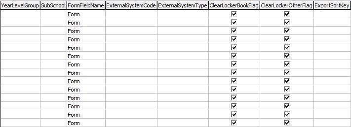 Lookup Table Maintenance - luYearLevel (part 3)