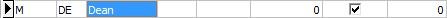 Lookup Table Maintenance entry