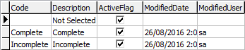 luStudentSafetyActivityStatus lookup table