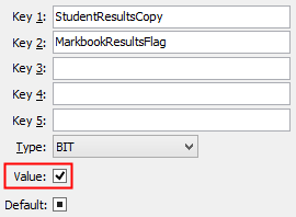 MarkbookResultsFlag configuration setting