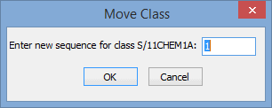 Move Class window