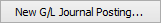 New G/L Journal Posting button