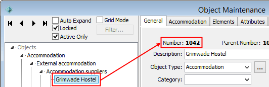 Object Maintenance window (cut down)