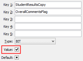 OverallComments configuration setting