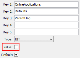 ParentFlag configuration setting