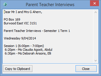 PTI sessions - view online
