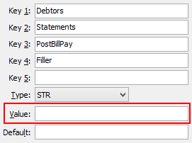 PostBillPayFiller configuration setting