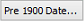 Pre 1900 Date... button (Community Maintenance - Flags tab)