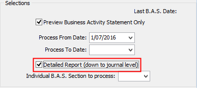 Process Business Activity Statement window (cut down)