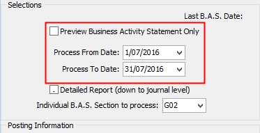 Process Business Activity Statement window (cut down)