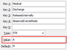 ReleaseInternally-AbsenceEventsMode configuration setting