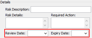 Review Date and Expiry date
