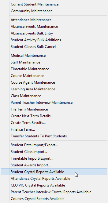 Running Reports