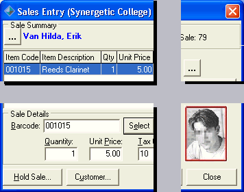 Sales entry (cut down, with photo)
