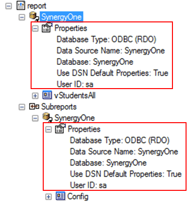 Set Datasource Location (not Trusted Connection)