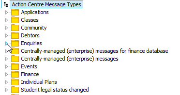 Settings Maintenance - expand group of notifications