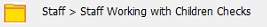Settings Maintenance - Folder location