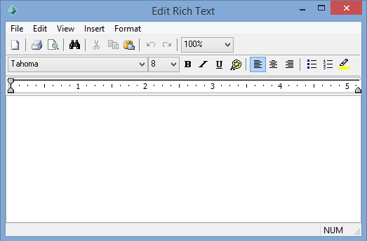 Staff Maintenance - Appraisals tab - Rich Text Editor