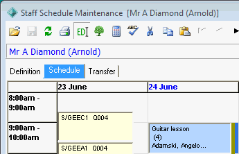 Staff Schedule Maintenance window (cutdown)