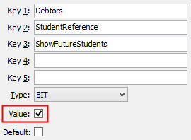 StudentReferenceShowFutureStudents configuration setting