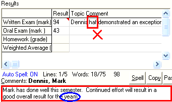 Student Results Maintenance - Single Student tab (spell check multiple students, cutdown).gif