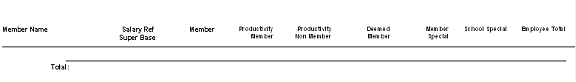 Style D Superannuation Report