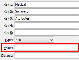 SummaryAttributes configuration setting