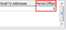 Timetable maintenance - config tab (period offset, cut down)