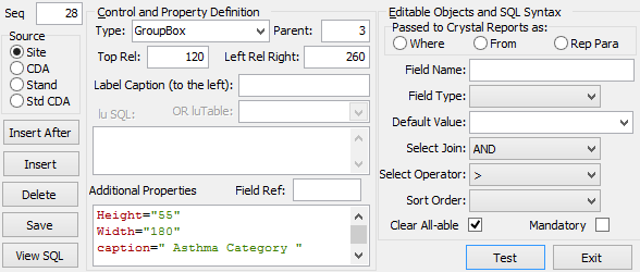 User Form Designer (cut down)