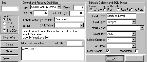User Form Designer (cut down)