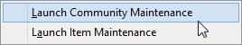 Using the sales entry window (F6 menu)
